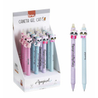 CANETA ESFER.GEL APAGAVEL GATINHA DP C/12 CA0213